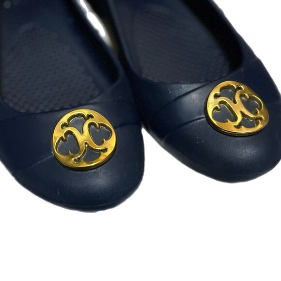 Crocs Women's Gianna Gold Disc Ballet Flats size 6 - Picture 4 of 6